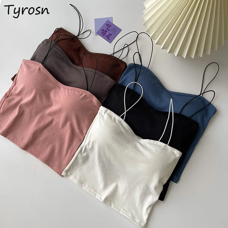 Women Camisole Solid Crop Tops Slim Gentle Temperament Simple Basic All-match Sweet Candy Colors Hot Fashionable Cozy Breathable
Women Camisole Solid Crop Tops Slim Gentle Temperament Simple Basic All-match Sweet Candy Colors Hot Fashionable Cozy Breathable