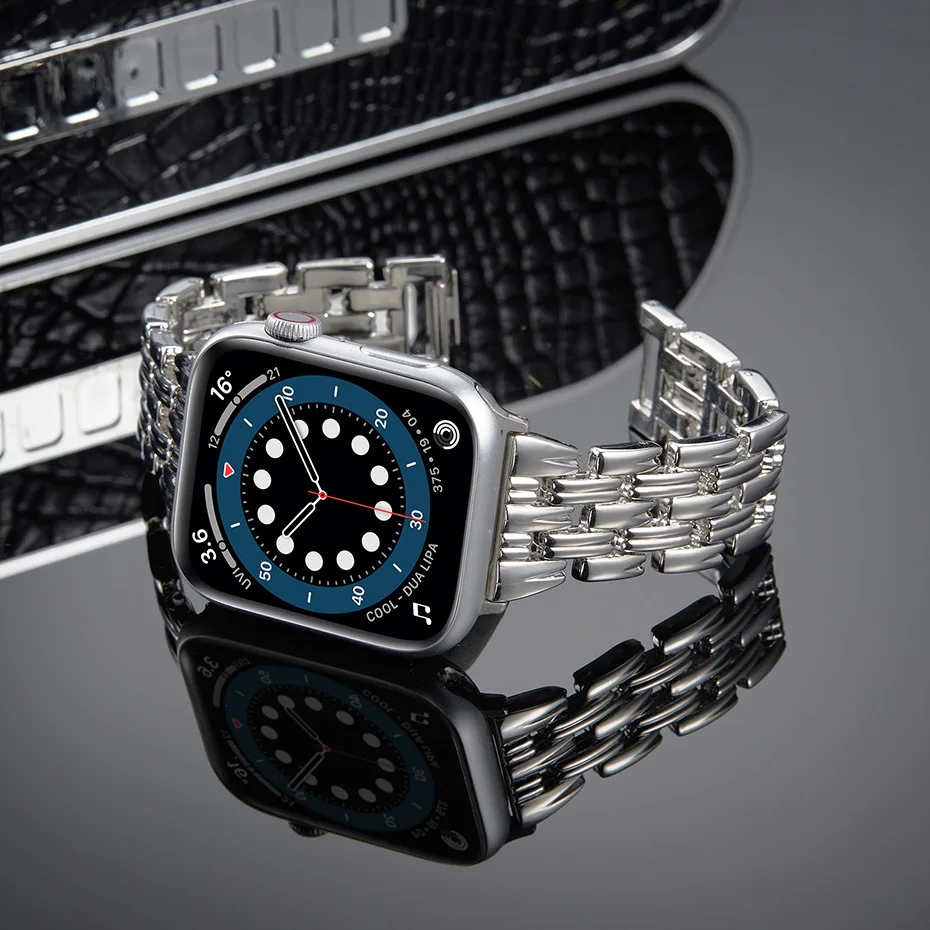 Upgraded Metal Stainless Steel Strap for Apple Watch Band 44mm 42mm 38mm 40mm Replacement IWatch Series SE 6 5 4 3 2 1 Wristband
Upgraded Metal Stainless Steel Strap for Apple Watch Band 44mm 42mm 38mm 40mm Replacement IWatch Series SE 6 5 4 3 2 1 Wristband