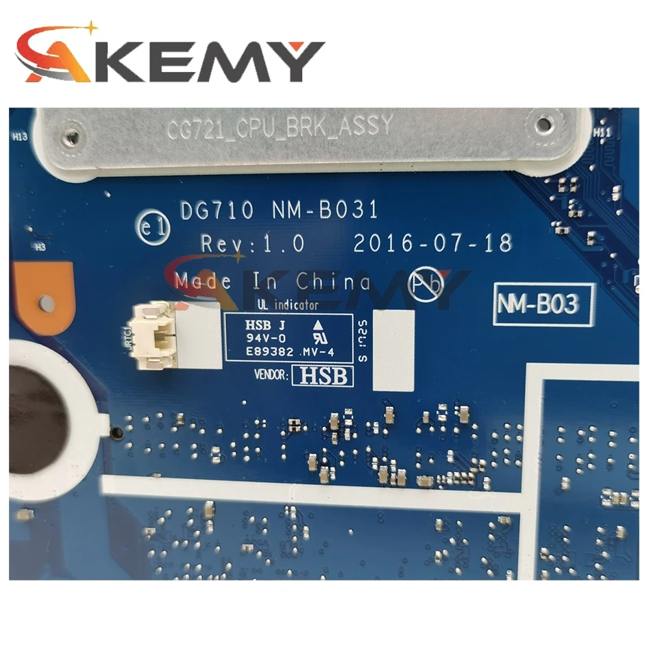 Применимо к Lenovo 110-17ISK Материнская плата ноутбука I3-6006U DDR(4G) номер NM-B031 FRU 5B20N04347