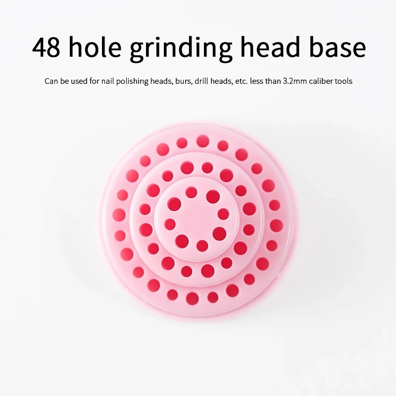 48 Holes Nail Art Drill Bits Empty Storage Box Holder Stand Display Manicure Milling Container Accessories Acrylic Cover Tools
48 Holes Nail Art Drill Bits Empty Storage Box Holder Stand Display Manicure Milling Container Accessories Acrylic Cover Tools
