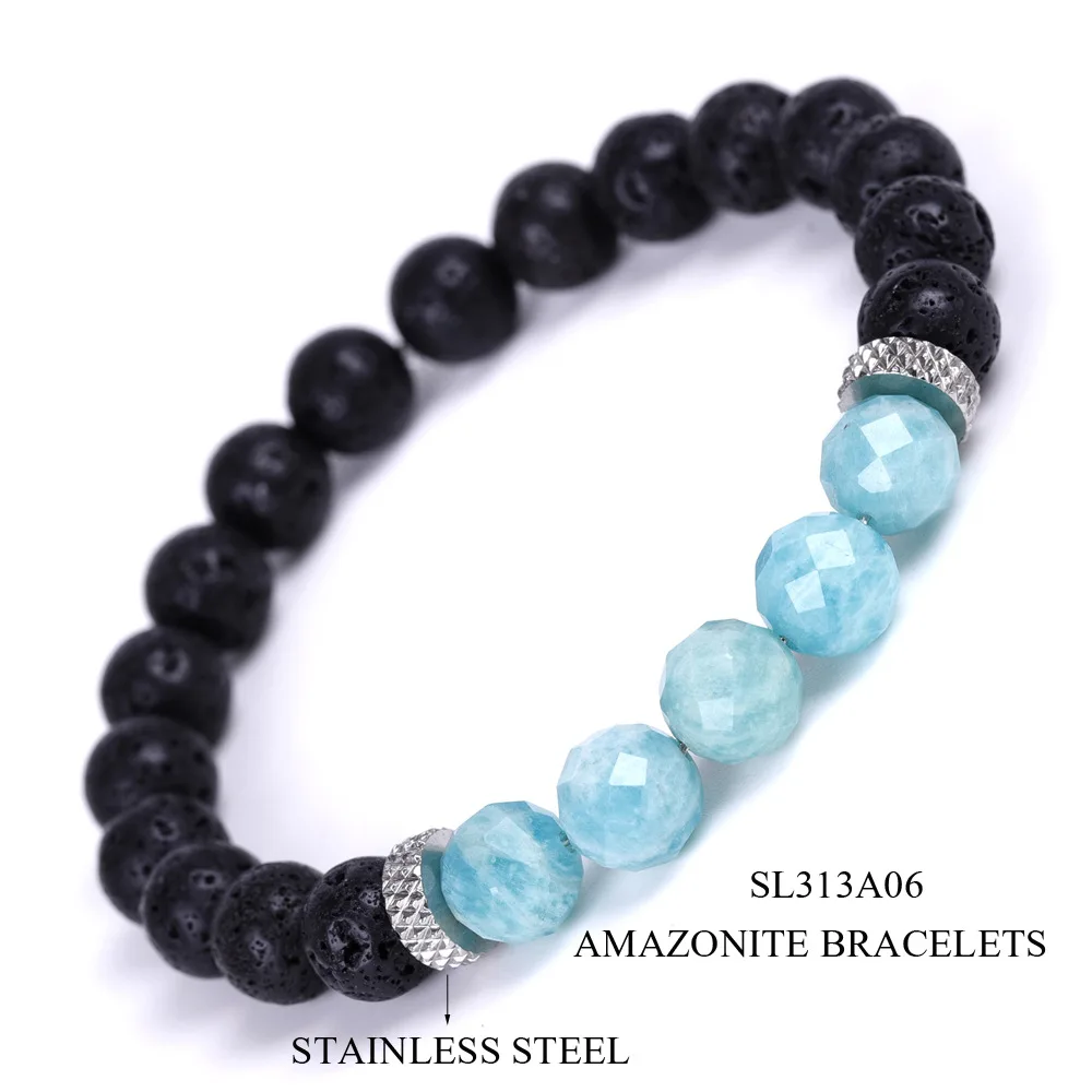 New Product Direct Sale Stainless Steel Accessories Natural Stone Volcanic Faceted Strawberry Crystal Bracelet
New Product Direct Sale Stainless Steel Accessories Natural Stone Volcanic Faceted Strawberry Crystal Bracelet