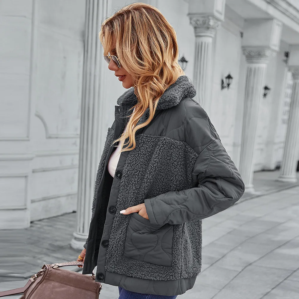 Winter Women's Jacket Warm Plush Casual Loose Coat Fashion Soild Color Winter Outwear Woman Clothing Faux Fur Ladies Parka Coat
Winter Women's Jacket Warm Plush Casual Loose Coat Fashion Soild Color Winter Outwear Woman Clothing Faux Fur Ladies Parka Coat