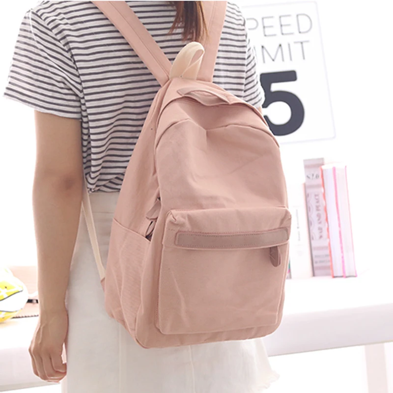 

Sac A Dos 2021 Women Canvas Backpacks Boys Shoulder School Bag Rucksack for Teenage Girls Travel Fashion Pack Bolsas Mochilas