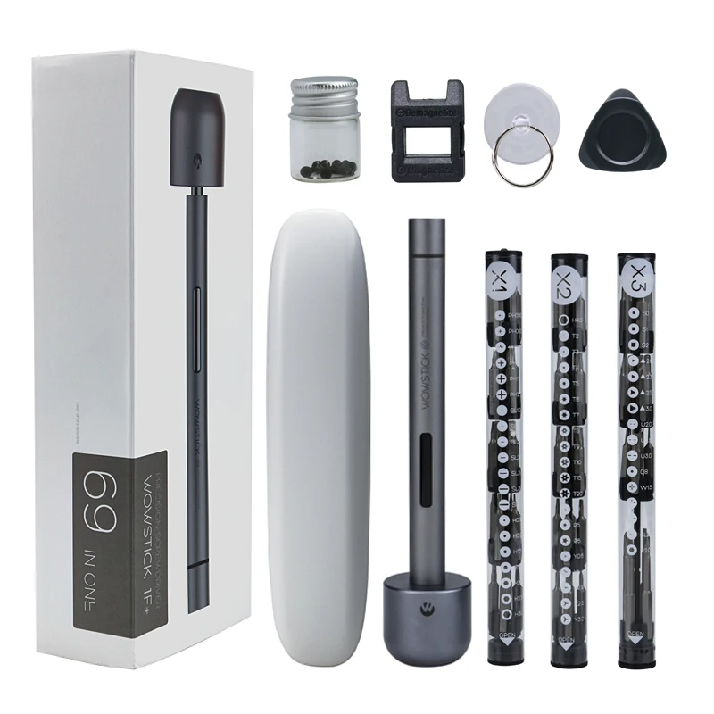 Для Wowstick 1F Pro Обновление версии электрическая отвертка 69 в 1 комплект