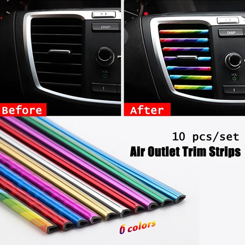 10pcs/set 20cm Car Seal Interior Air Vent Grille Switch Rim Trim Outlet Scratch Guard Protector Car Styling Strip Car Styling
10pcs/set 20cm Car Seal Interior Air Vent Grille Switch Rim Trim Outlet Scratch Guard Protector Car Styling Strip Car Styling