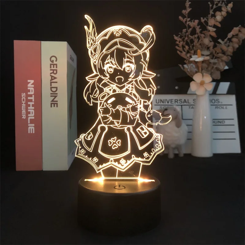 Genshin Impact Klee Game 3D Led Night Light Alarm Clock Base 7 Color with Remote Decoration Delivery Projector Bedroom Children
Genshin Impact Klee Game 3D Led Night Light Alarm Clock Base 7 Color with Remote Decoration Delivery Projector Bedroom Children