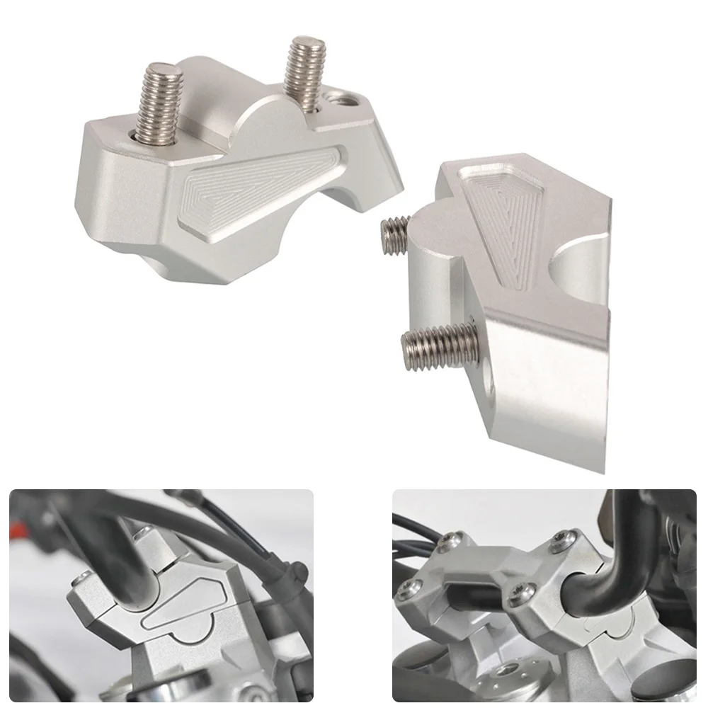 Aluminum Motorcycle Handlebar Riser Relocation Mounts/Adapter Kit For F750GS 2018-2019
Aluminum Motorcycle Handlebar Riser Relocation Mounts/Adapter Kit For F750GS 2018-2019