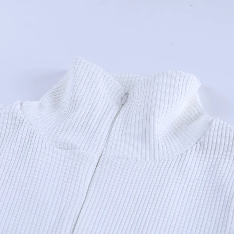 2020 Sexy Skinny Jumpsuit Women Zipper Up Turtleneck Long Sleeve Bodycon Long Pants Rompers White Black Jumpsuits Overalls
2020 Sexy Skinny Jumpsuit Women Zipper Up Turtleneck Long Sleeve Bodycon Long Pants Rompers White Black Jumpsuits Overalls