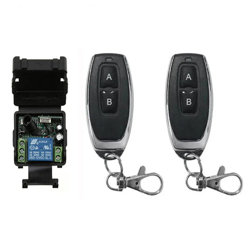433Mhz switch Universal Wireless Remote Control DC 12V 24V 1CH RF Relay Receiver Transmitter for LED/Light/fan lamp
433Mhz switch Universal Wireless Remote Control DC 12V 24V 1CH RF Relay Receiver Transmitter for LED/Light/fan lamp