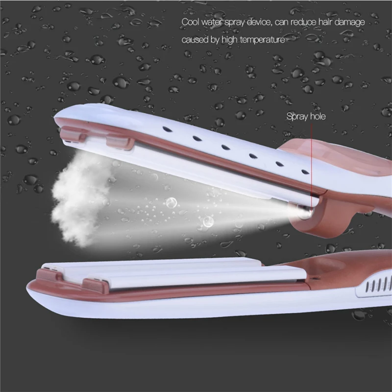 Professional Steam Flat Iron Tourmaline Ceramic Vapor Hair Straightener Fast Heat Hair Style Tool Steampod Straightening Iron 31
Professional Steam Flat Iron Tourmaline Ceramic Vapor Hair Straightener Fast Heat Hair Style Tool Steampod Straightening Iron 31
