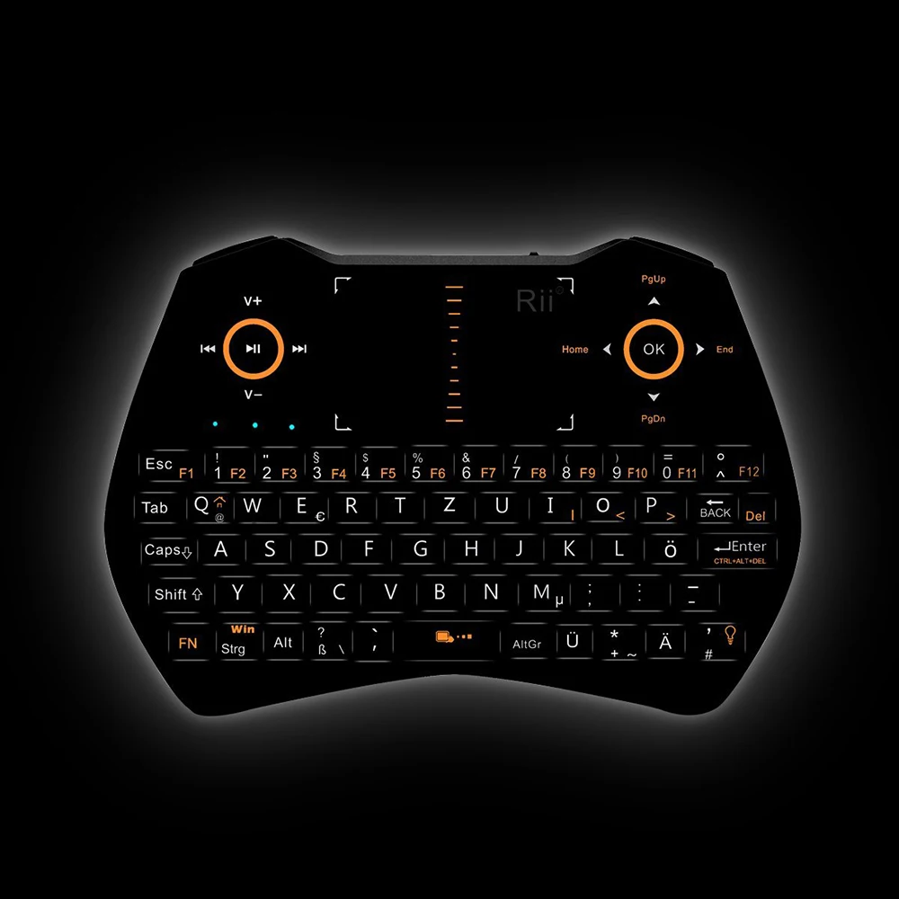 Rii i28C Deutsch German Mini Wireless Keyboard Air Mouse with TouchPad for Android TV Box IPTV Mini PC X96mini H96mini TV Box
Rii i28C Deutsch German Mini Wireless Keyboard Air Mouse with TouchPad for Android TV Box IPTV Mini PC X96mini H96mini TV Box