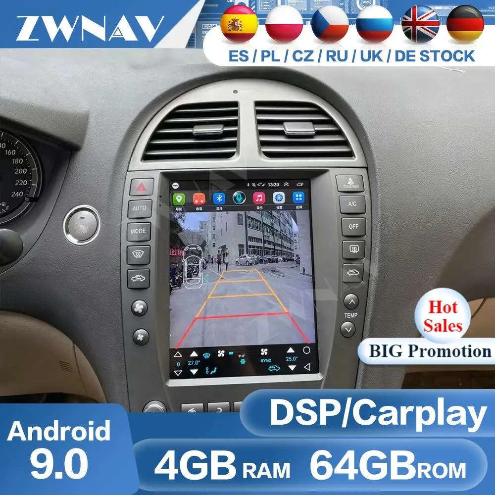 Carplay Android Multimedia For Lexus ES 2006 2007 2008 2009 2010 2011 2012 GPS Navigation Receiver Audio Stereo Player Head Unit
Carplay Android Multimedia For Lexus ES 2006 2007 2008 2009 2010 2011 2012 GPS Navigation Receiver Audio Stereo Player Head Unit