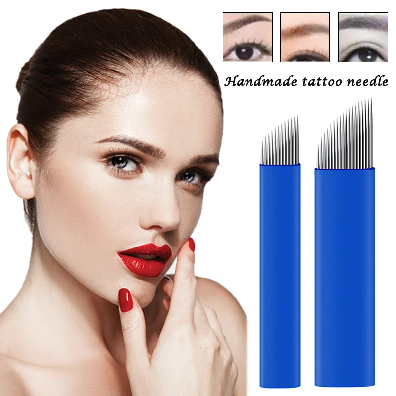 100 Pcs / set Eyebrow Manual Micro-blading Makeup Fixed Sterile Needle 12/14/16/18 Pin Blade BUTT666
100 Pcs / set Eyebrow Manual Micro-blading Makeup Fixed Sterile Needle 12/14/16/18 Pin Blade BUTT666