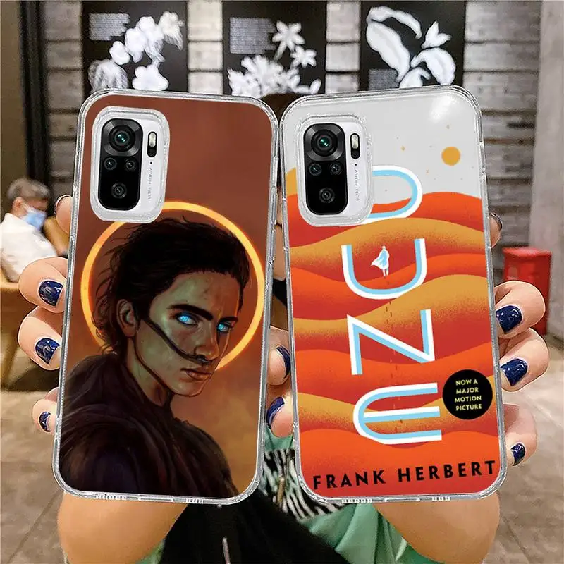 DUNE Phone Case Transparent for Xiaomi mi 10T 11 Redmi note 7 8 9 9S 10 9A 9T pro
DUNE Phone Case Transparent for Xiaomi mi 10T 11 Redmi note 7 8 9 9S 10 9A 9T pro