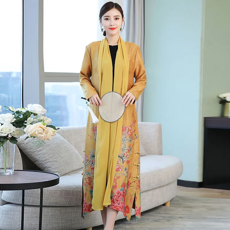 2020 New Fall winter Casual Women Clothing Long woolen Trench Coat Women Trench Vintage Autumn Coats embroidery Stitching button
2020 New Fall winter Casual Women Clothing Long woolen Trench Coat Women Trench Vintage Autumn Coats embroidery Stitching button