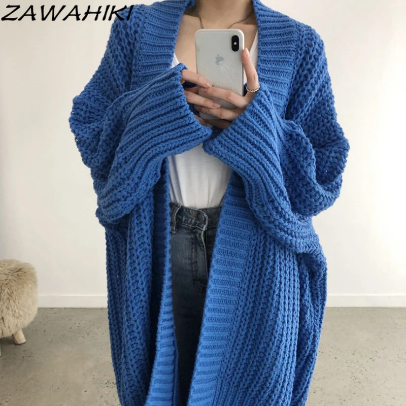 Zawhiki Женская одежда, Однотонный свитер, Кардиган с длинным рукавом, повседневные осенне-зимние длинные вязаные топы, винтажные свитера с лен...
Zawhiki Женская одежда, Однотонный свитер, Кардиган с длинным рукавом, повседневные осенне-зимние длинные вязаные топы, винтажные свитера с лен...