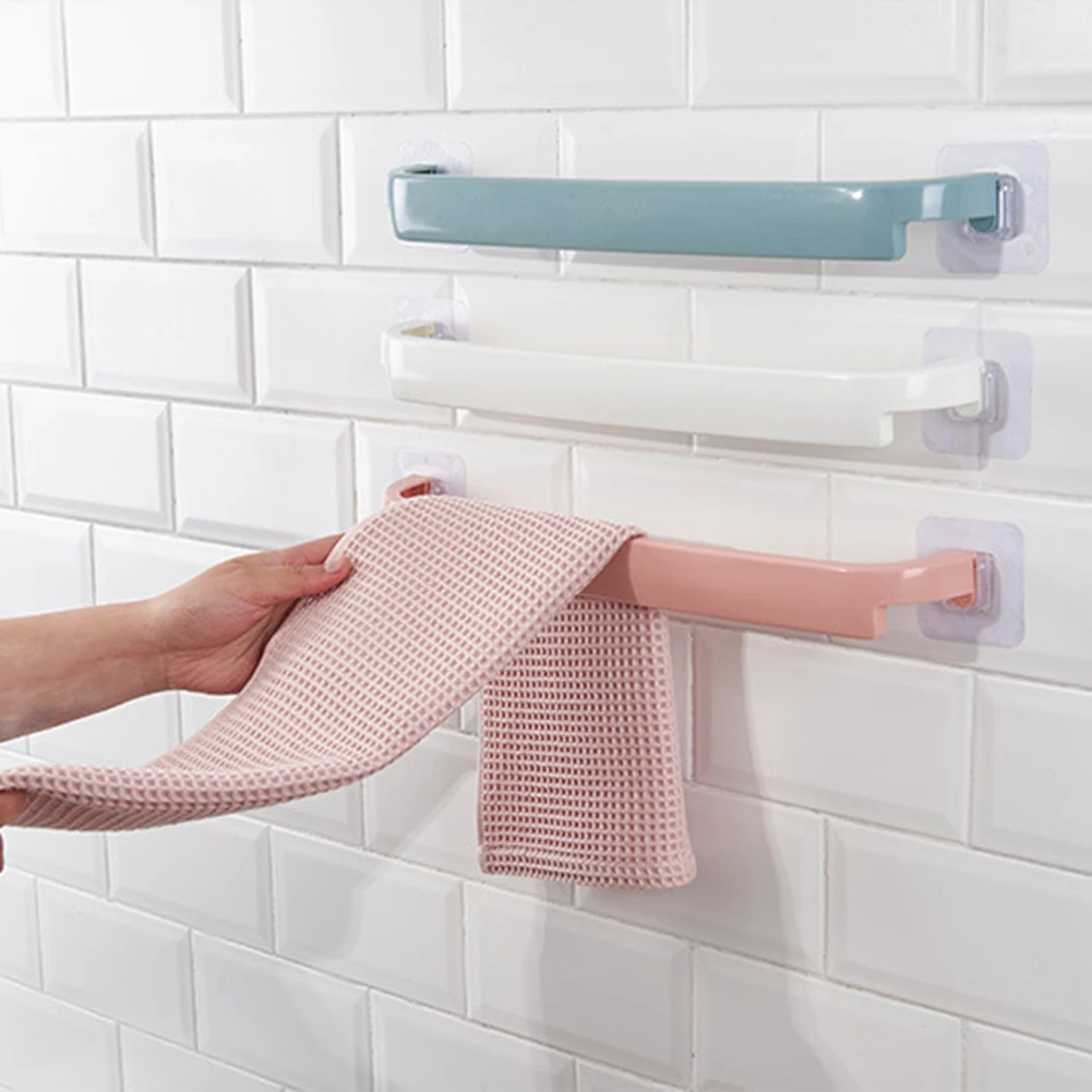 17.5" Towel Rack Plastic Waterproof Towel Holder Self-Adhesive Towel Bar for Bathroom Kitchen Laundry Room Bathroom Accessoires
17.5" Towel Rack Plastic Waterproof Towel Holder Self-Adhesive Towel Bar for Bathroom Kitchen Laundry Room Bathroom Accessoires