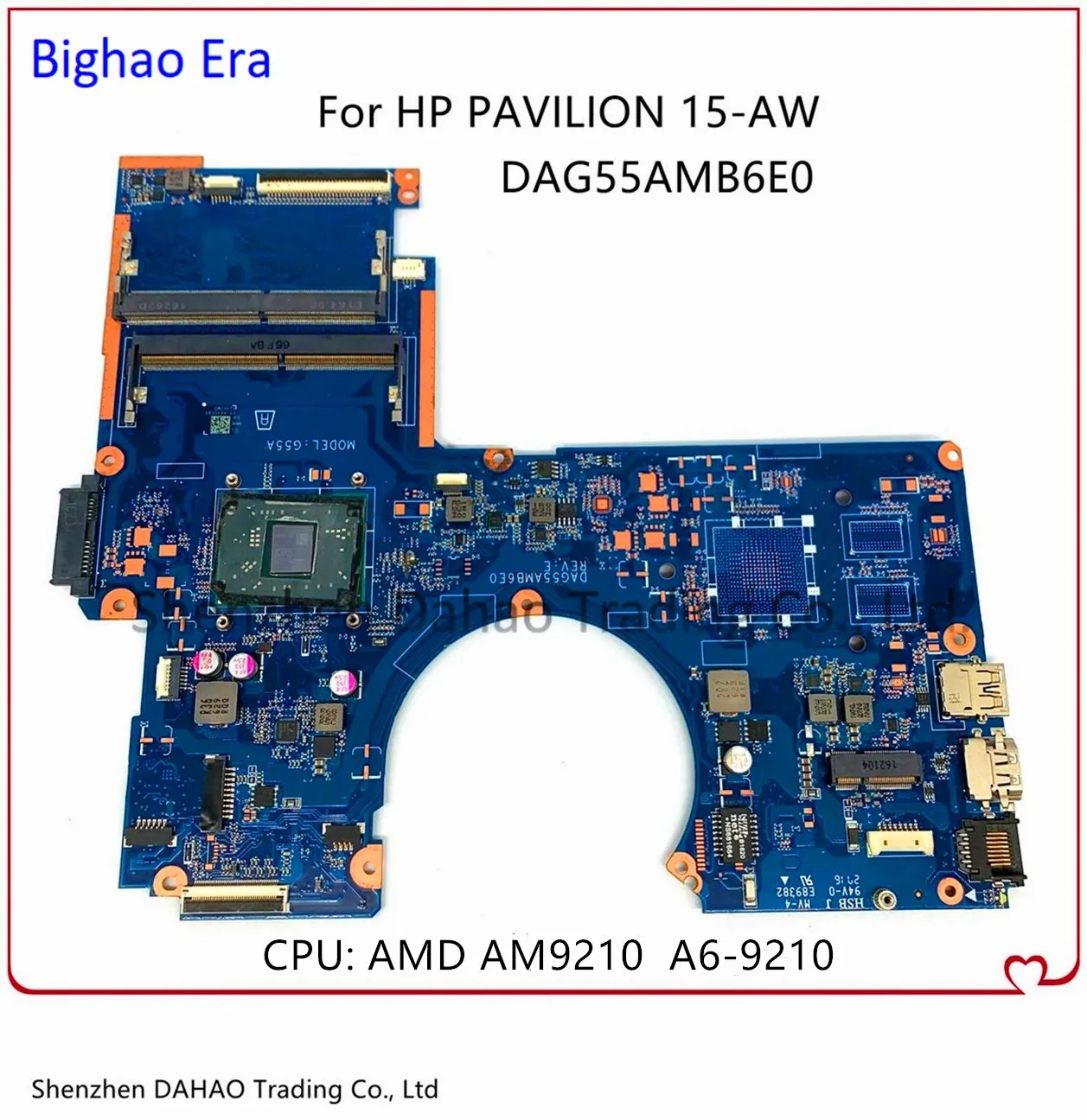 Системная плата DAG55AMB6E0 G55A для ноутбука HP Pavilion 15-AW, материнская плата 856271-601 856271-501 856271-001 с фотографией, полный тест 100%
Системная плата DAG55AMB6E0 G55A для ноутбука HP Pavilion 15-AW, материнская плата 856271-601 856271-501 856271-001 с фотографией, полный тест 100%