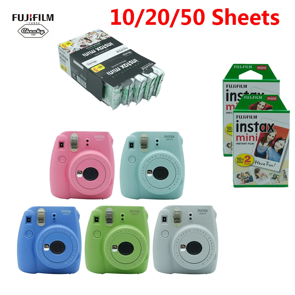 Fujifilm INSTAX Mini 9 мгновенная камера пленка подарок пакет mini9 День рождения Рождество