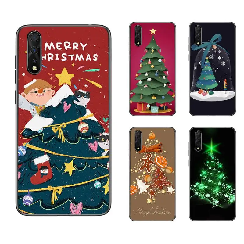 

Merry Christmas Snow Deer Phone Case For vivo Y53 Y55 Y66 Y67 Y69 Y71 Y75 Y79 Y81 Y83 Y85 Y91 Y81S Y97 x9s x20 plus cover