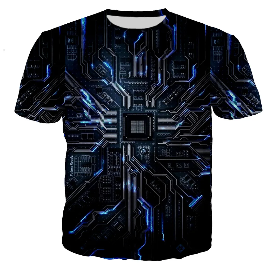 Summer new men's 3D printed chip short-sleeved casual loose-washed breathable casual cool T-shirt comfortable family T-shirt
Summer new men's 3D printed chip short-sleeved casual loose-washed breathable casual cool T-shirt comfortable family T-shirt
