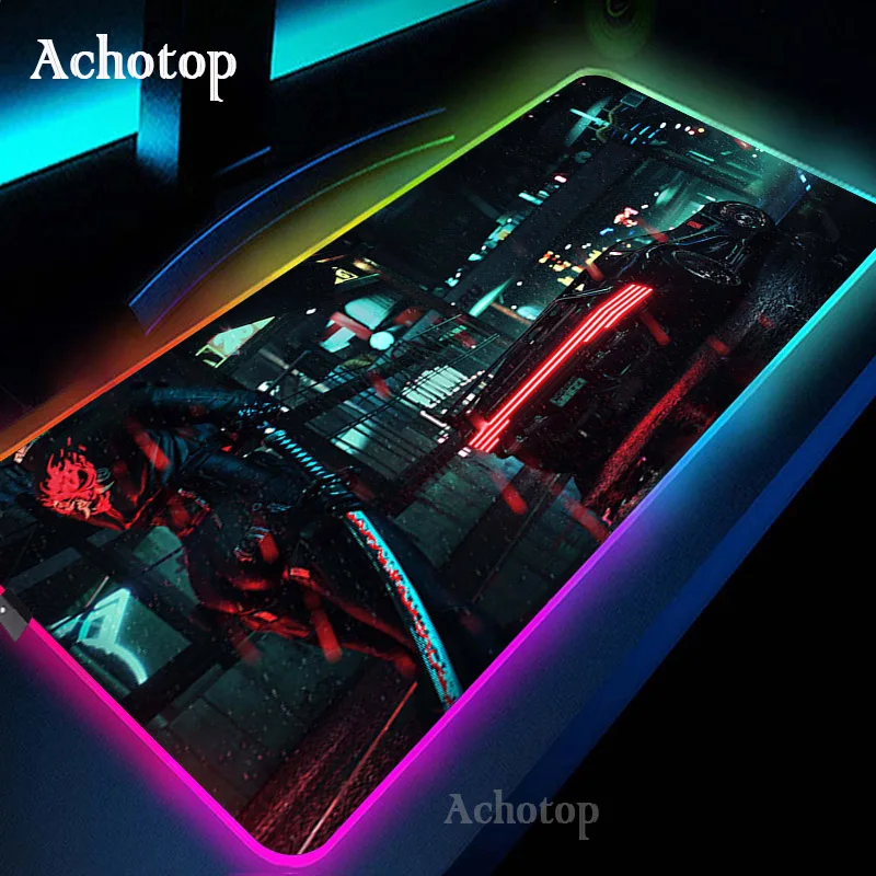 Cyber LED Light Gaming Mouse Pad RGB Large Keyboard Cover Non-Slip Rubber Base Computer Mouse Carpet Desk Mat PC Game Mouse Pad
Cyber LED Light Gaming Mouse Pad RGB Large Keyboard Cover Non-Slip Rubber Base Computer Mouse Carpet Desk Mat PC Game Mouse Pad