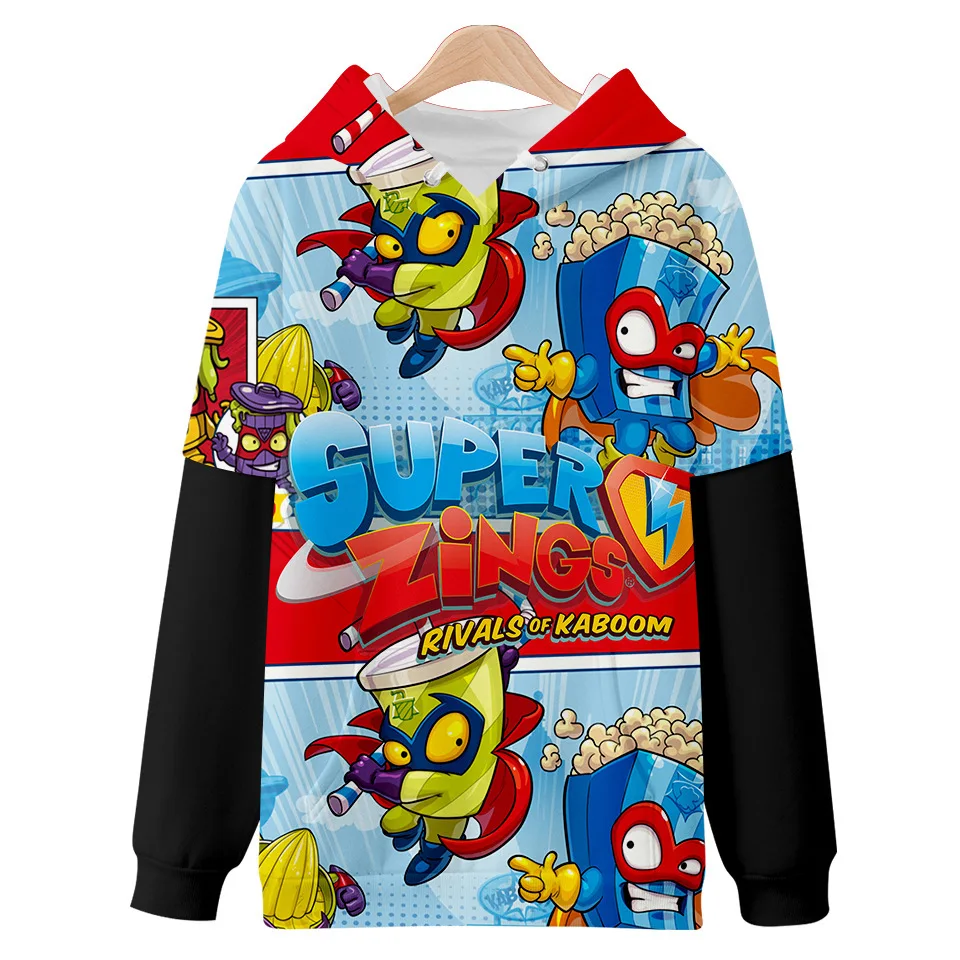 Super Zings Hoodie Adult Children Boys Cartoon 3D Printed Pullovers Kids Superzings Sweatshirt Harajuku Streetwear Spring Winter
Super Zings Hoodie Adult Children Boys Cartoon 3D Printed Pullovers Kids Superzings Sweatshirt Harajuku Streetwear Spring Winter