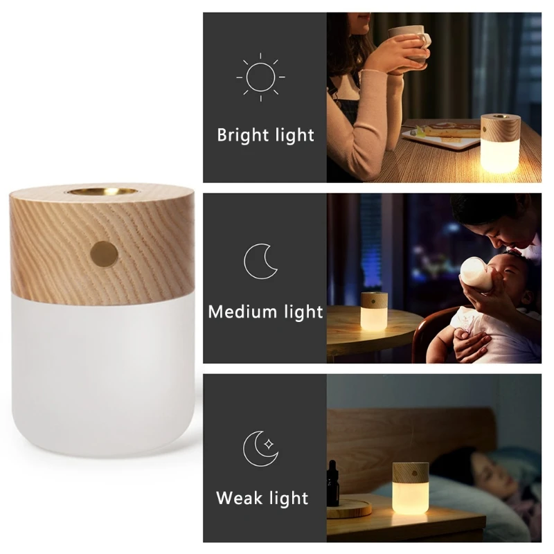 Wooden Aroma Essential Oil Diffuser LED Night Light Fragrance Lamp USB Rechargeable Electric Aromatherapy for Home Office
Wooden Aroma Essential Oil Diffuser LED Night Light Fragrance Lamp USB Rechargeable Electric Aromatherapy for Home Office
