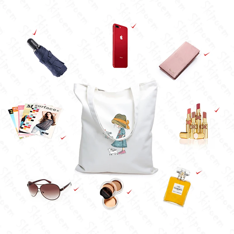 Female Handbags Eco Reusable Cloth Shopping Bag Student Book Bags Ladies Casual Shopper Bag Black Canvas Tote Bag For Women
Female Handbags Eco Reusable Cloth Shopping Bag Student Book Bags Ladies Casual Shopper Bag Black Canvas Tote Bag For Women