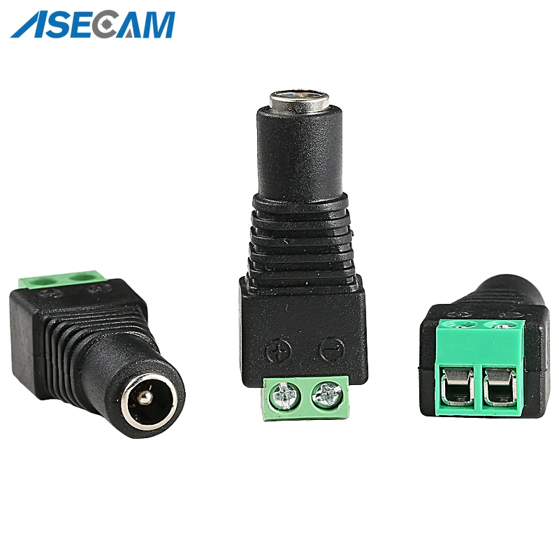 Female DC Plug Power Cable Jack Connector Plug Adapter 5.5*2.1mm For LED Strip Light for CCTV Camera System
Female DC Plug Power Cable Jack Connector Plug Adapter 5.5*2.1mm For LED Strip Light for CCTV Camera System