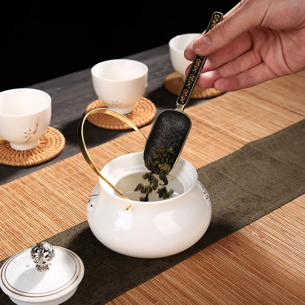 Tea pot bamboo teaspoon tea shovel copper alloy tea shovel tea set accessories NEW
Tea pot bamboo teaspoon tea shovel copper alloy tea shovel tea set accessories NEW