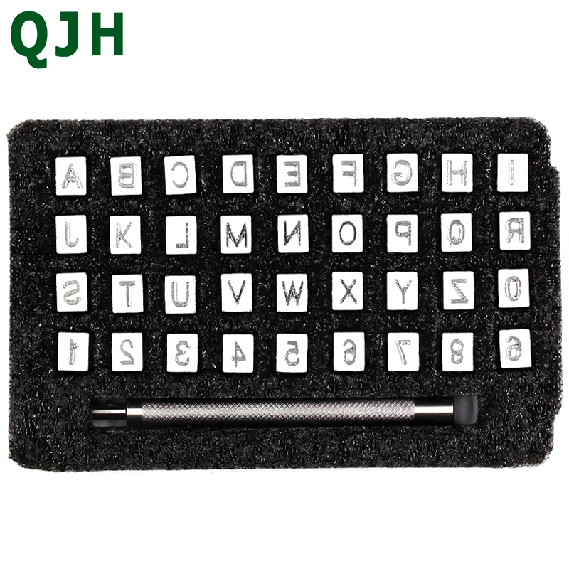 36Pcs/set Steel Punch Alphabet Letter Number Leather Stamper Stamp 3 mm / 6 mm Metal Letter Punching Leather Tool
36Pcs/set Steel Punch Alphabet Letter Number Leather Stamper Stamp 3 mm / 6 mm Metal Letter Punching Leather Tool