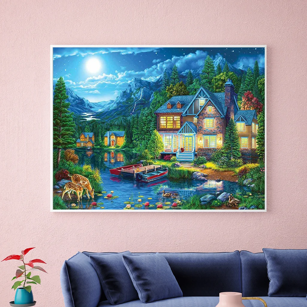 5d diamond painting landscape full of drill house tree diy cross embroidered diamond decorative painting
5d diamond painting landscape full of drill house tree diy cross embroidered diamond decorative painting