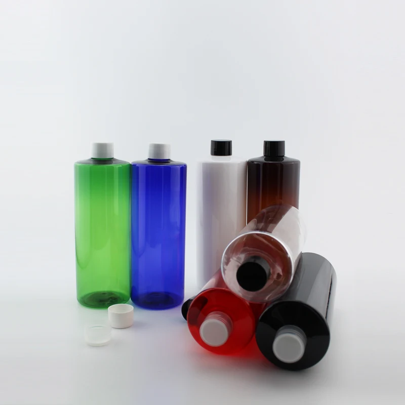 Empty Plastic Screw Cap Bottle With Stopper 500cc 500ml Colored PET Liquid Soap Bottle Shampoo Container Travel Bottle 12pcs/lot
Empty Plastic Screw Cap Bottle With Stopper 500cc 500ml Colored PET Liquid Soap Bottle Shampoo Container Travel Bottle 12pcs/lot