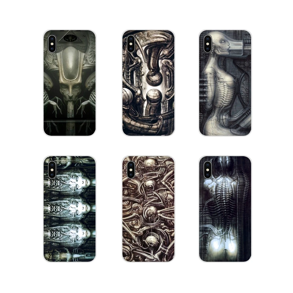 Hr Giger Li II Aliens для huawei G7 G8 P7 P8 P9 P10 P20 P30 Lite Mini Pro P Smart Plus 2017 2018 2019 ТПУ прозрачный чехол |