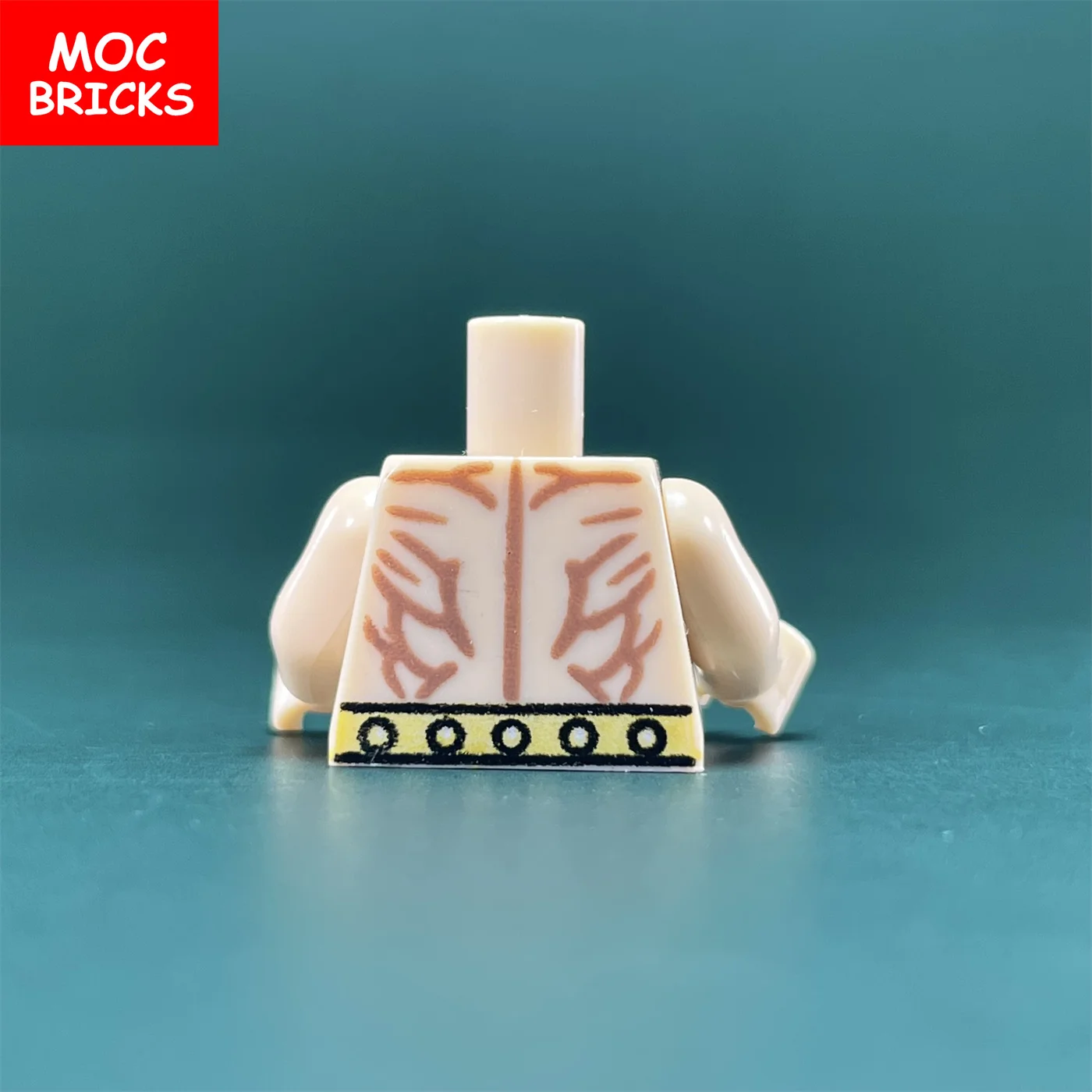 5 шт./лот MOC кирпичи торс костюм Одежда для тела мышцы спортивные руки ткань рук