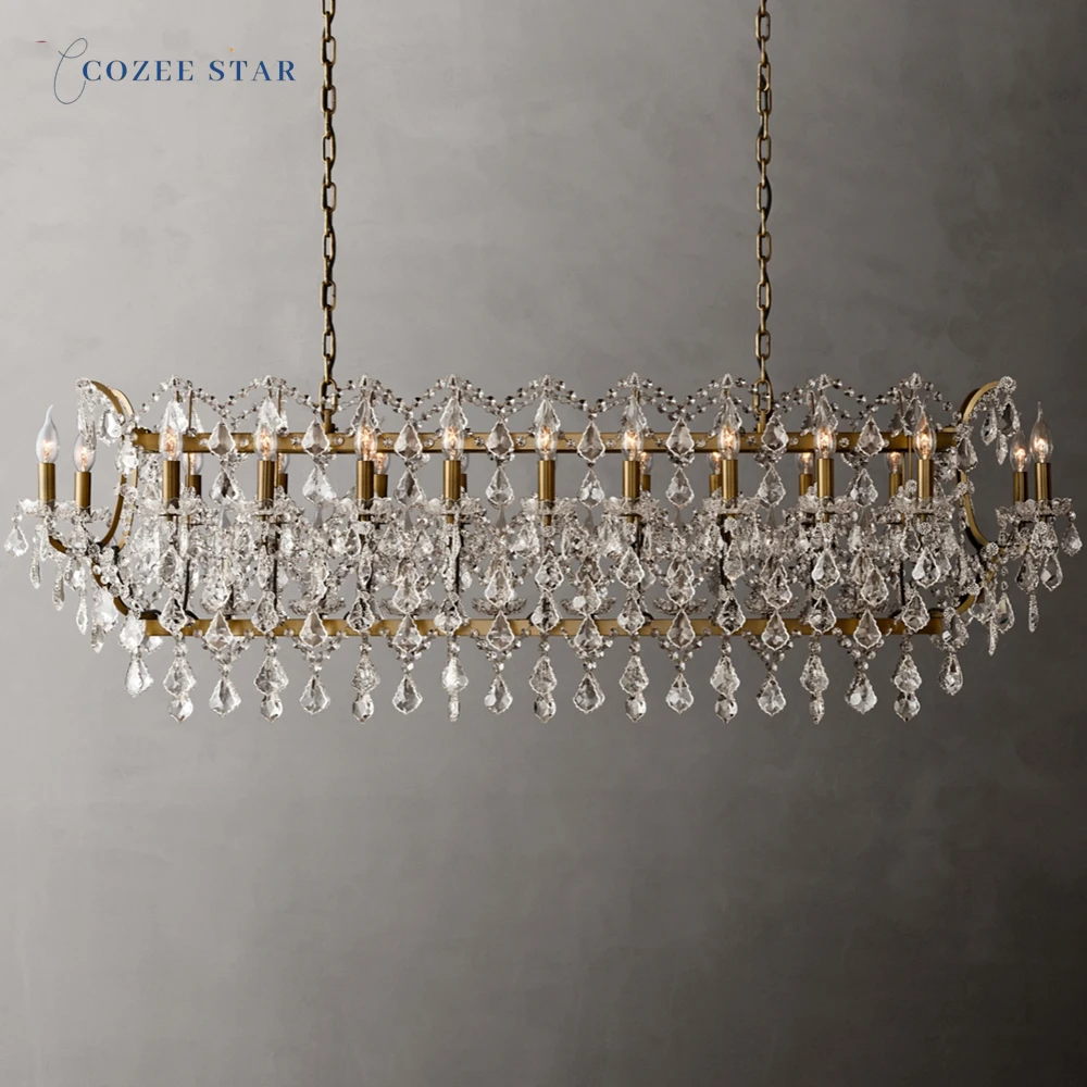 19th C. Rococo железные и хрустальные прямоугольные люстры, современные светодиодные латунные лампы для спальни, гостиной, столовой
19th C. Rococo железные и хрустальные прямоугольные люстры, современные светодиодные латунные лампы для спальни, гостиной, столовой