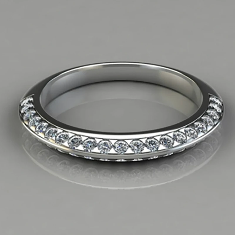 Visisap Simple Inlaid Zircon Index Finger Engagement Rings for Women Thin Unisex Tail Ring Korean Style Jewelry Size 4 To10 H081
Visisap Simple Inlaid Zircon Index Finger Engagement Rings for Women Thin Unisex Tail Ring Korean Style Jewelry Size 4 To10 H081