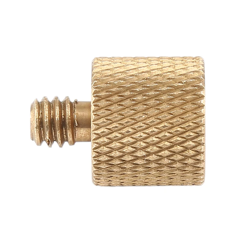 3/8 Inch Female To 1/4 Inch Male Tripod Thread Reducer Adapter Brass Copper Diameter Of Screw 6mm For Camera Tripod Accessaries
3/8 Inch Female To 1/4 Inch Male Tripod Thread Reducer Adapter Brass Copper Diameter Of Screw 6mm For Camera Tripod Accessaries
