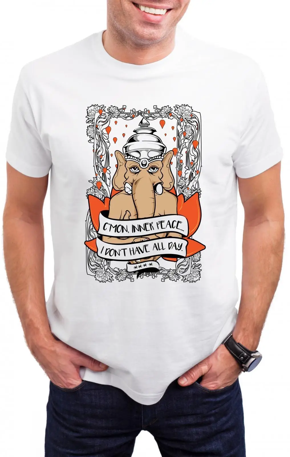 Interno Paz Mediation Elefante Yogaer Indio Camiseta Men T-Shirt Cotton 100% Top Tee Cool Short Sleeve Men T Shirt
Interno Paz Mediation Elefante Yogaer Indio Camiseta Men T-Shirt Cotton 100% Top Tee Cool Short Sleeve Men T Shirt