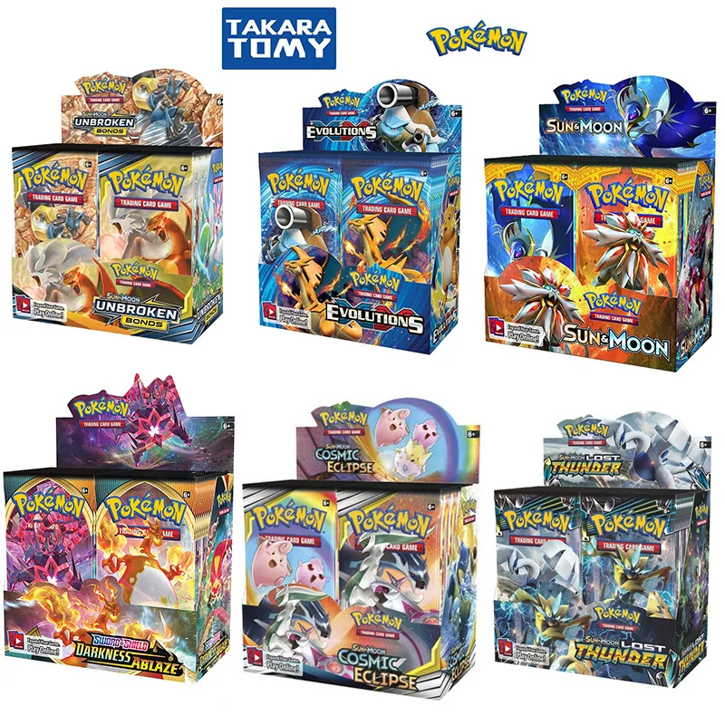 324 шт., новые карты Pokemon TCG английской версии, Солнечная луна, эволюции, бустер, коробка, Боевая карта, торговая игра, коллекционная игрушка, по...
324 шт., новые карты Pokemon TCG английской версии, Солнечная луна, эволюции, бустер, коробка, Боевая карта, торговая игра, коллекционная игрушка, по...
