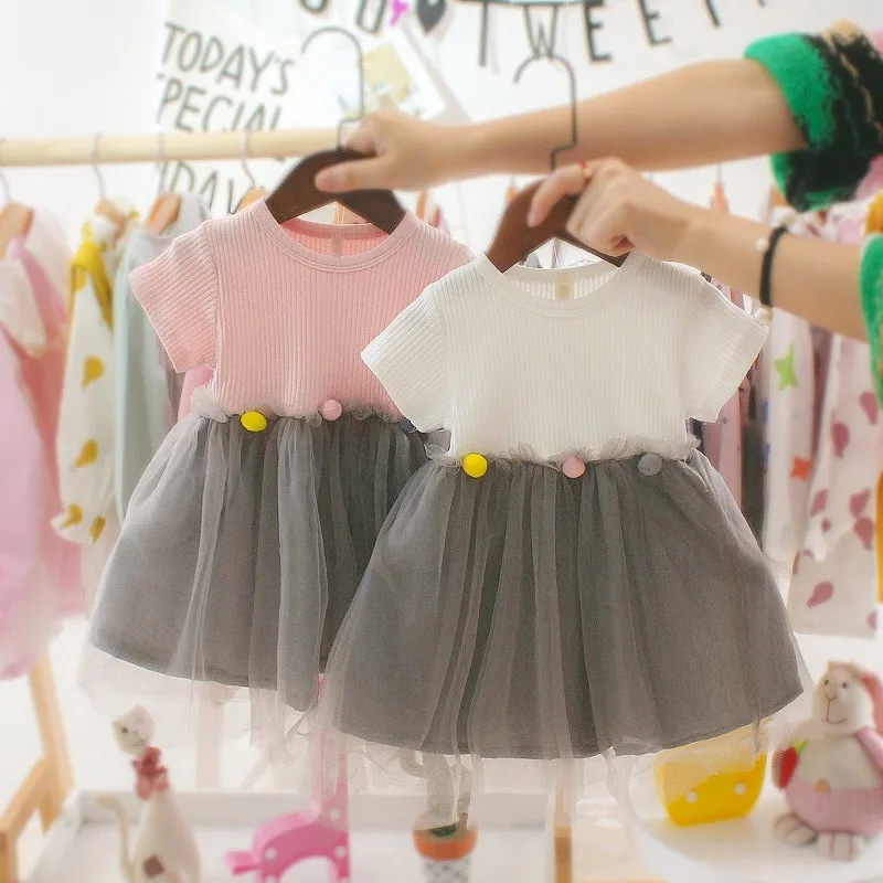 New Fashion Spring Dresses Toddler Kids Baby Girls Patchwork Tulle Casual Clothes Princess Dresses 0-2years Girl Clothes
New Fashion Spring Dresses Toddler Kids Baby Girls Patchwork Tulle Casual Clothes Princess Dresses 0-2years Girl Clothes