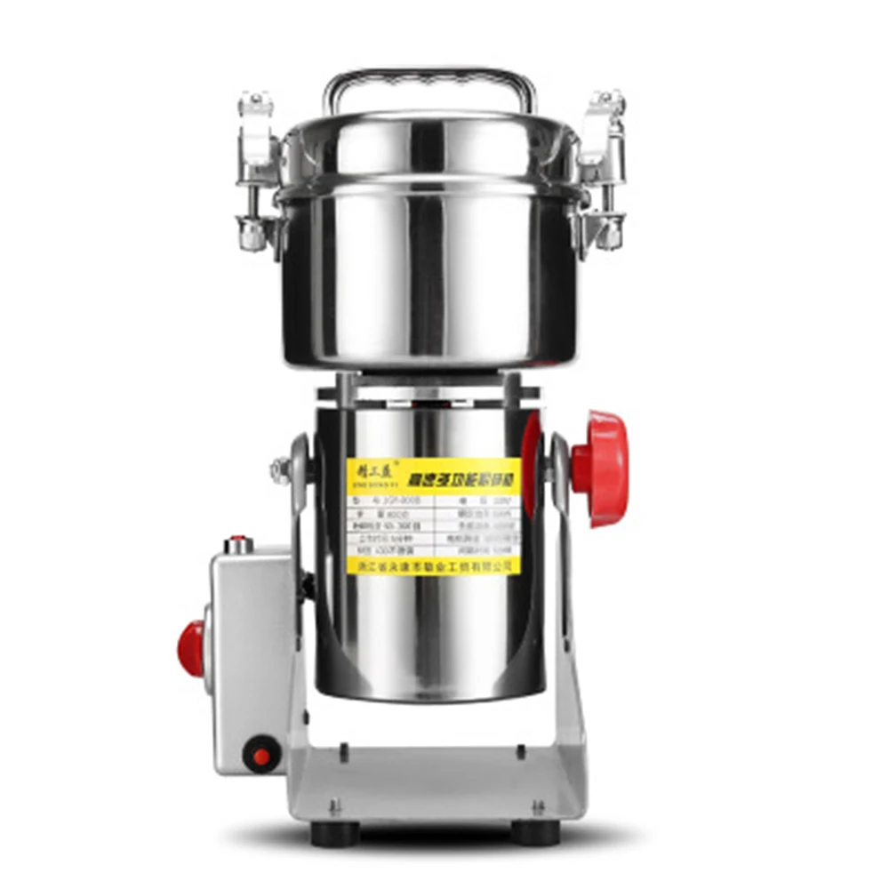 Multifunction Swing Type 2000g Portable Grinder Herb Flood Flour Pulverizer Food Mill Grinding Machine 220V/110V Top Quality
Multifunction Swing Type 2000g Portable Grinder Herb Flood Flour Pulverizer Food Mill Grinding Machine 220V/110V Top Quality