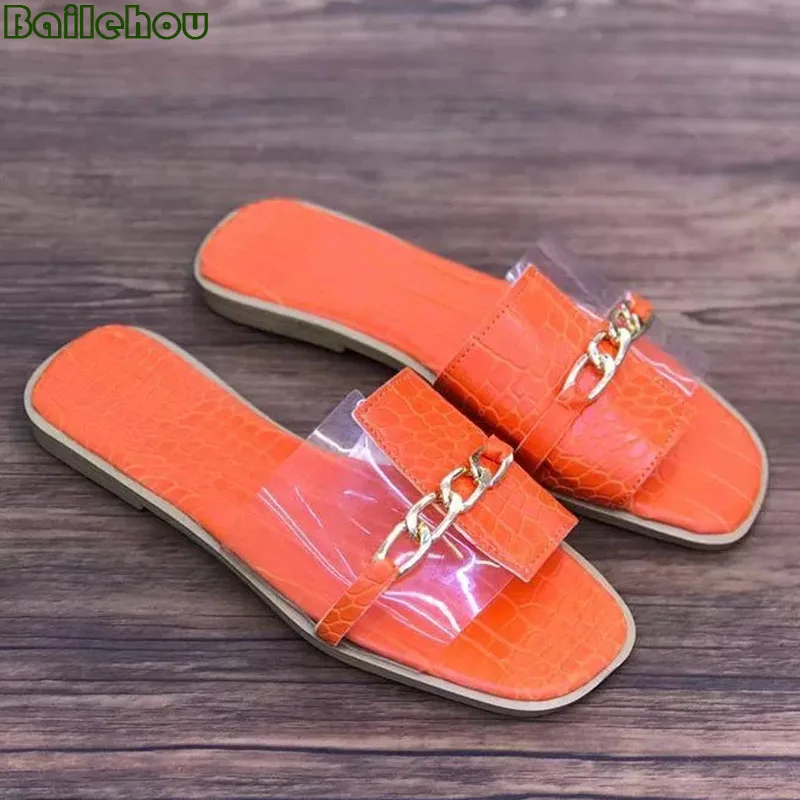 Big Size Slippers Chain Indoor Women Flip Flop Summer Shoes New 2022 Casual Outside Flip flops Ladies Slides Female Shoes 
Big Size Slippers Chain Indoor Women Flip Flop Summer Shoes New 2022 Casual Outside Flip flops Ladies Slides Female Shoes