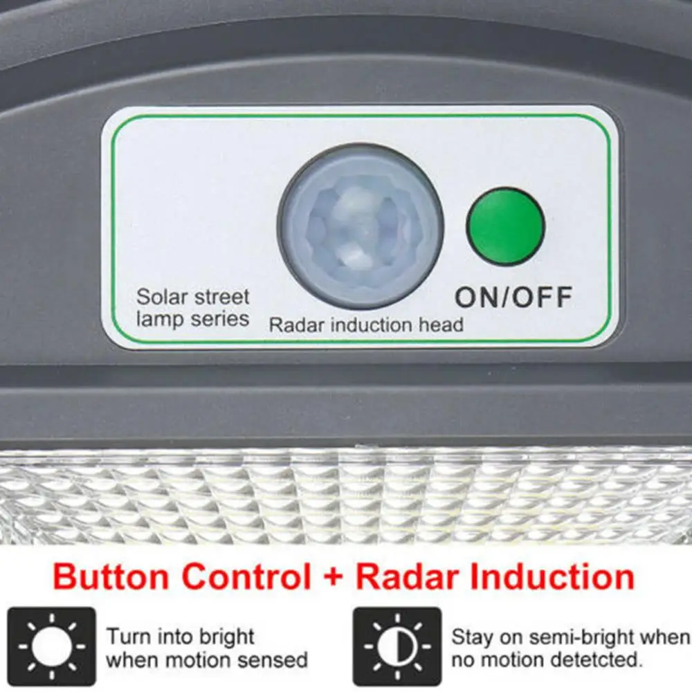 Parking Lot Human Body Sensor Safety Lamp Automatic Lighting Solar Energy High Brightness Outdoor 480LED IP65 Waterproof Garden
Parking Lot Human Body Sensor Safety Lamp Automatic Lighting Solar Energy High Brightness Outdoor 480LED IP65 Waterproof Garden