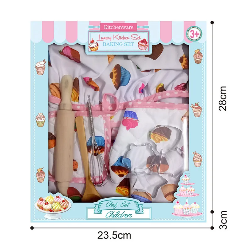 11pcs kitchen toys Kids Cooking And Baking Set Kitchen Costume Role Play Kits Apron Hat toys for children #4D23
11pcs kitchen toys Kids Cooking And Baking Set Kitchen Costume Role Play Kits Apron Hat toys for children #4D23