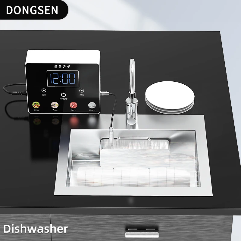 

Ультразвуковой Dishwasher480W-2880W бытовой резервуар для воды Установка-бесплатно для фруктов и овощей, ультразвуковая посудомоечная машина