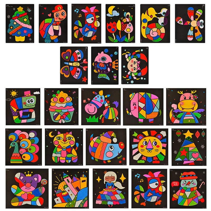 Children's Sand Painting Toy Suit 12 Color Bottles DIY Cartoon Sand Painting Toy Kids Arts and Crafts Toys Kids Gift
Children's Sand Painting Toy Suit 12 Color Bottles DIY Cartoon Sand Painting Toy Kids Arts and Crafts Toys Kids Gift