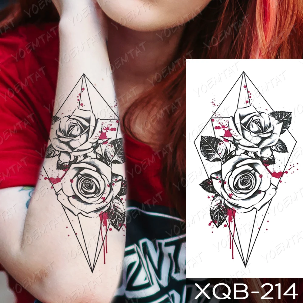 Rose Waterproof Temporary Tattoo Sticker Body Translations Realistic Art Arm Shoulder Back Man Woman Girl Child Glitter Tato
Rose Waterproof Temporary Tattoo Sticker Body Translations Realistic Art Arm Shoulder Back Man Woman Girl Child Glitter Tato