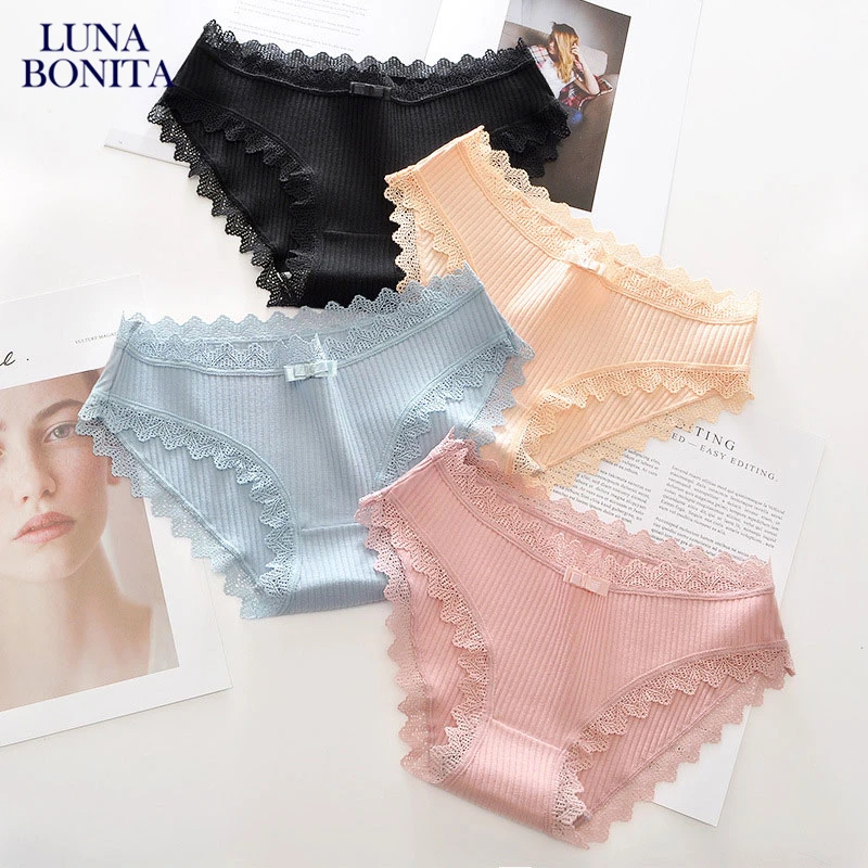 Lace Panties For Women's Low Rise Lingerie Underwear Lightweight Breathable Underpants Cotton Fabric Skin-friendly Pants
Lace Panties For Women's Low Rise Lingerie Underwear Lightweight Breathable Underpants Cotton Fabric Skin-friendly Pants